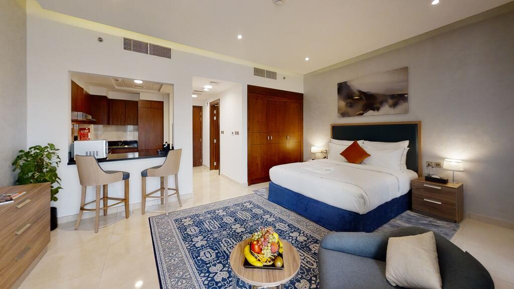 Suha Creek Hotel Apartments Dubai Exterior foto