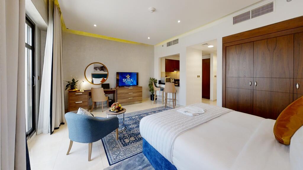 Suha Creek Hotel Apartments Dubai Exterior foto