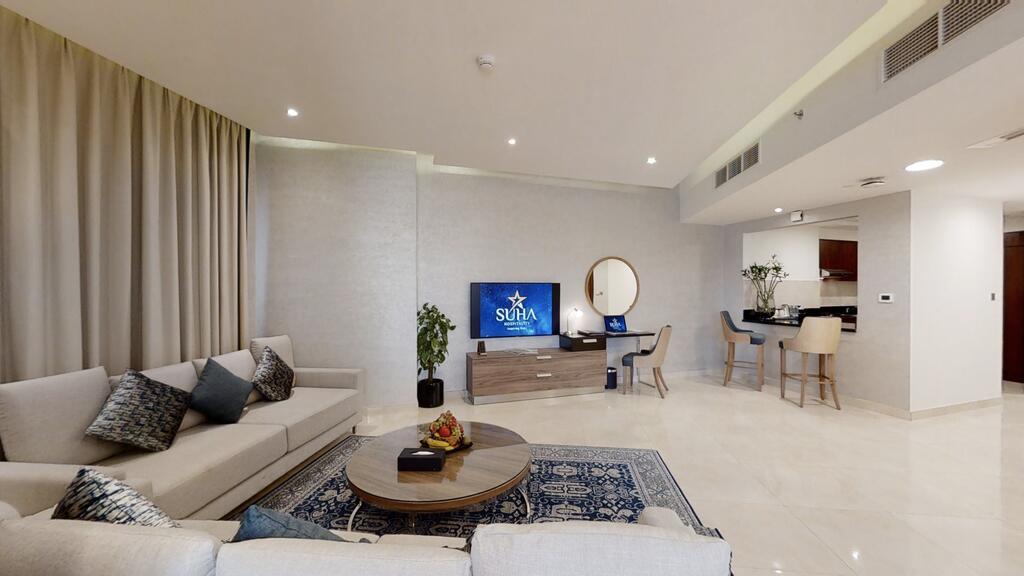 Suha Creek Hotel Apartments Dubai Exterior foto