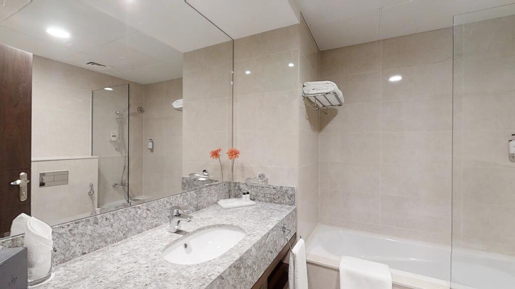Suha Creek Hotel Apartments Dubai Exterior foto