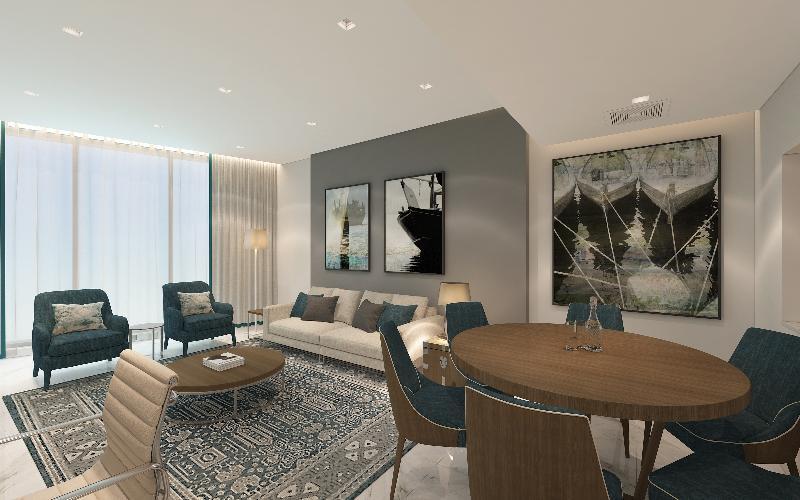 Suha Creek Hotel Apartments Dubai Exterior foto