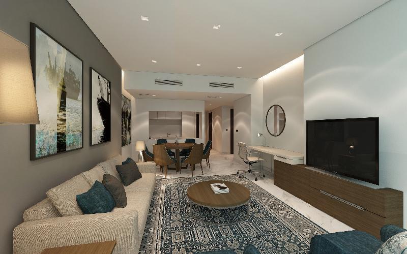 Suha Creek Hotel Apartments Dubai Exterior foto